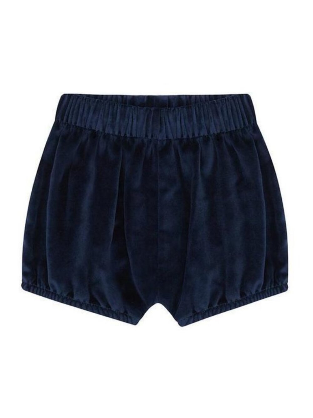Organic Cotton Velvet Bloomers - Navy